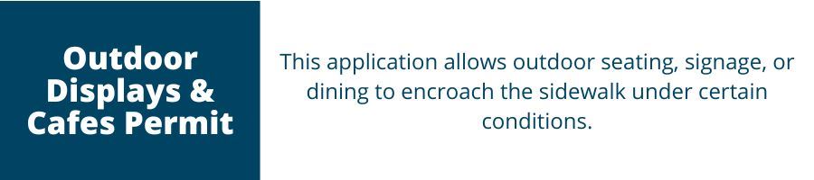 Outdoor Displays Permit