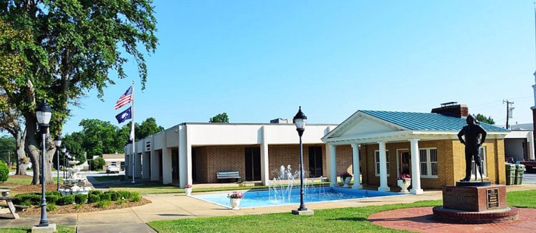 White Brick Building
